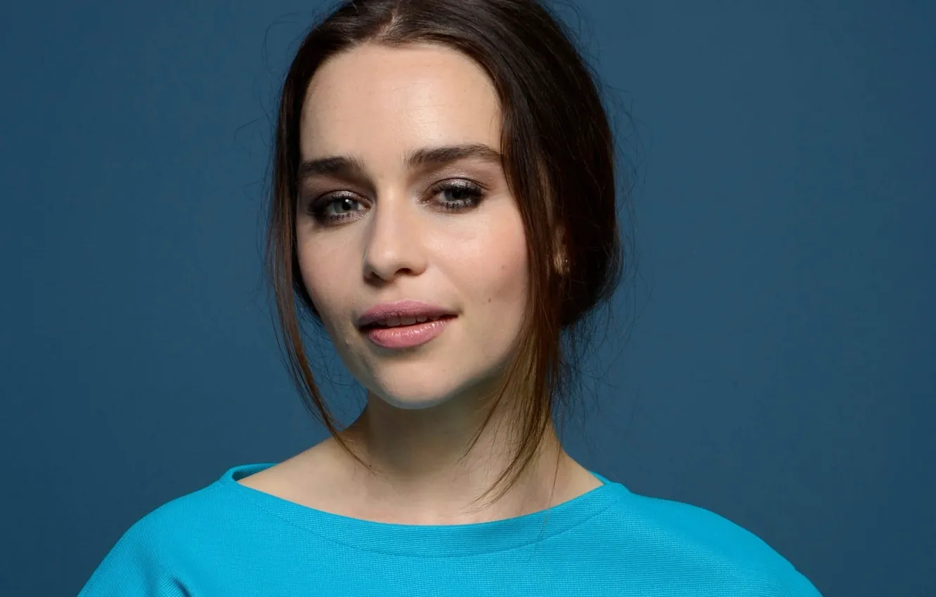 Photo wallpaper look, actress, brunette, Emilia Clarke, Emilia Clarke