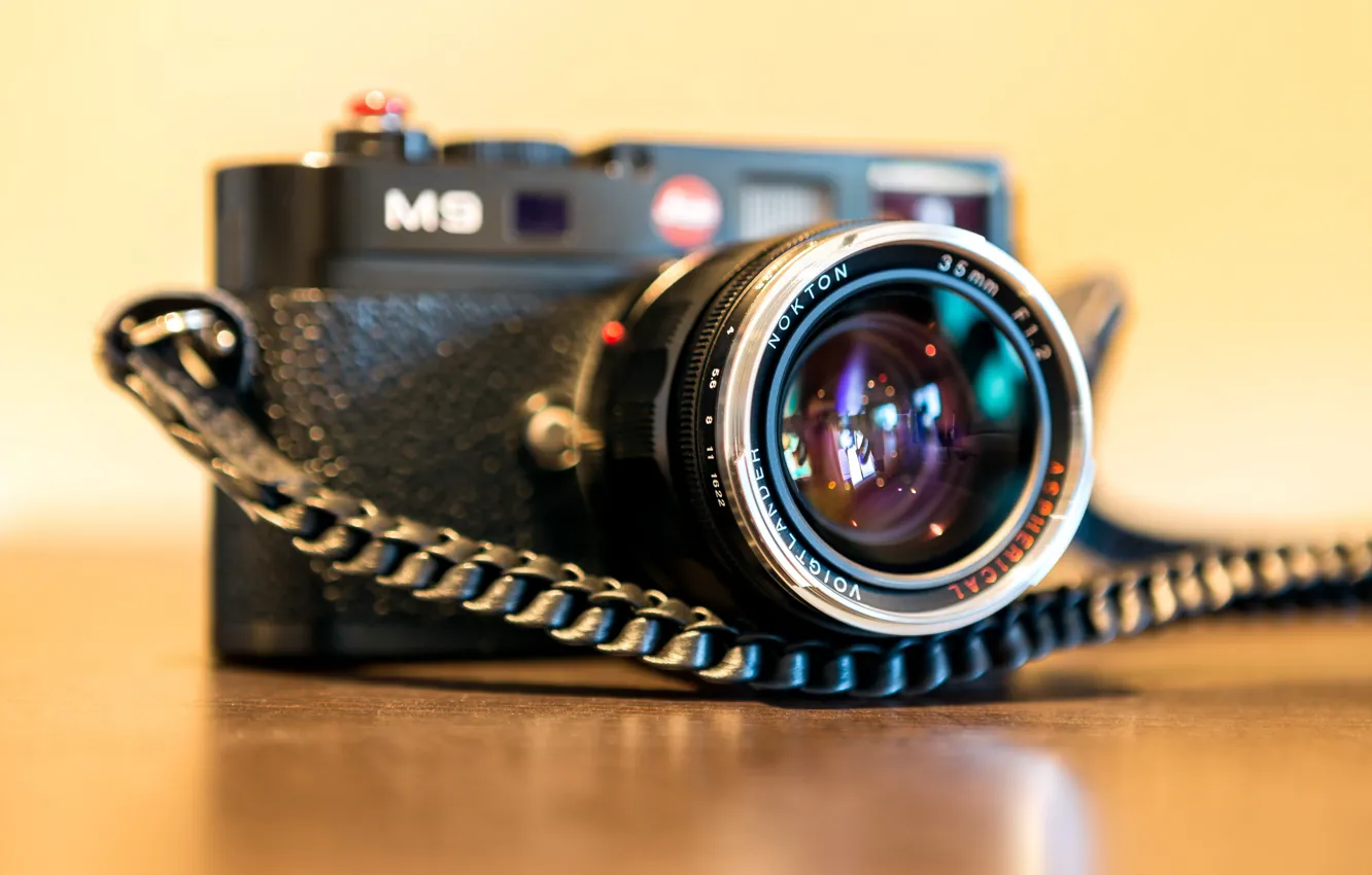 Photo wallpaper macro, the camera, Voigtlander Nokton