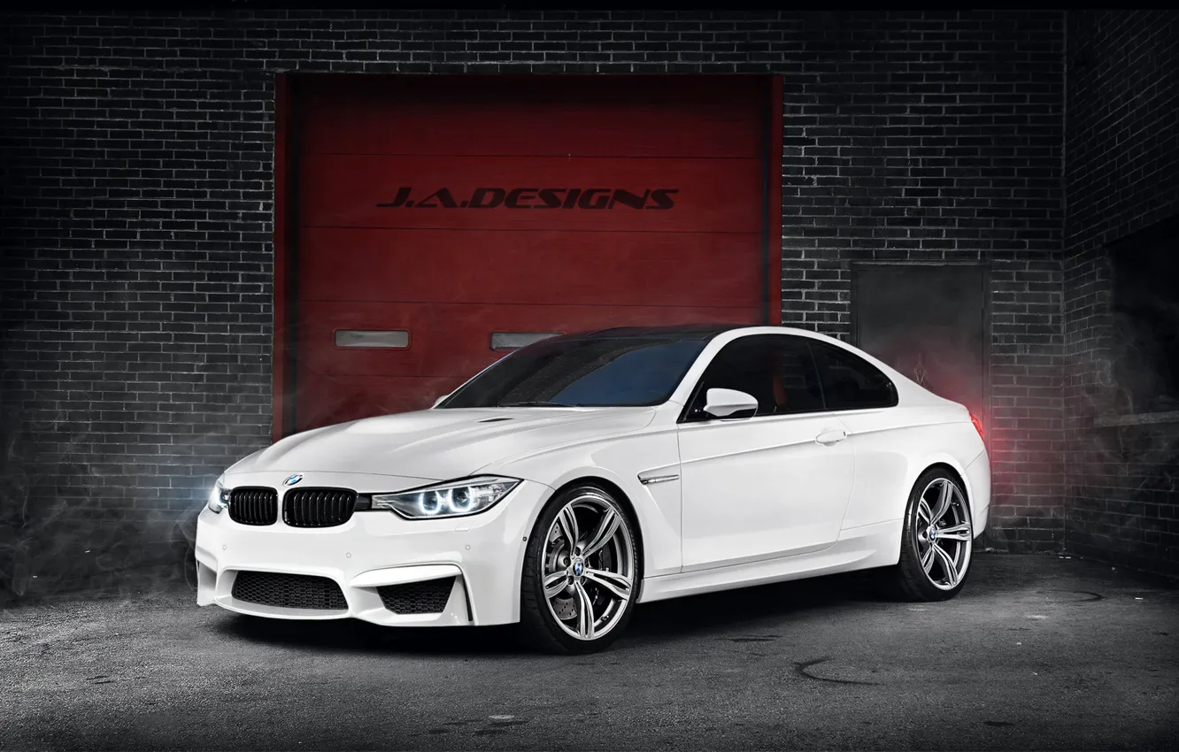 Photo wallpaper BMW, White, Concept Car, F82, By J.A.Designs, 2015 Coupe