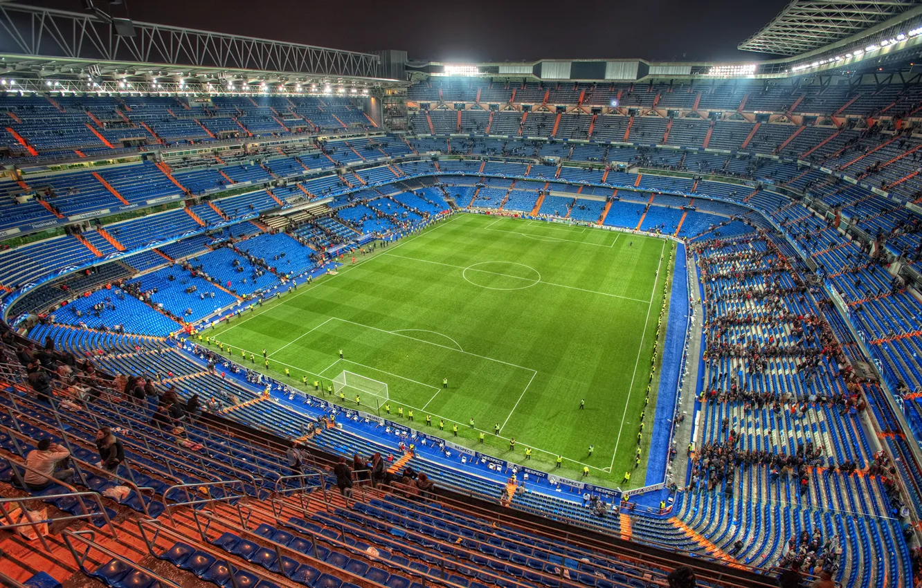 Photo wallpaper Football, Spain, Football, Stadium, Stadium, Spain, Real, Madrid