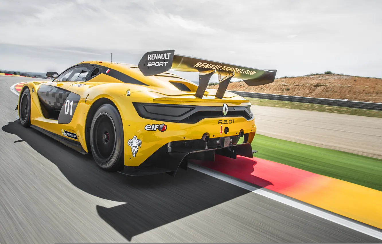 Photo wallpaper Renault, supercar, Reno, Sport, 2014, RS 01