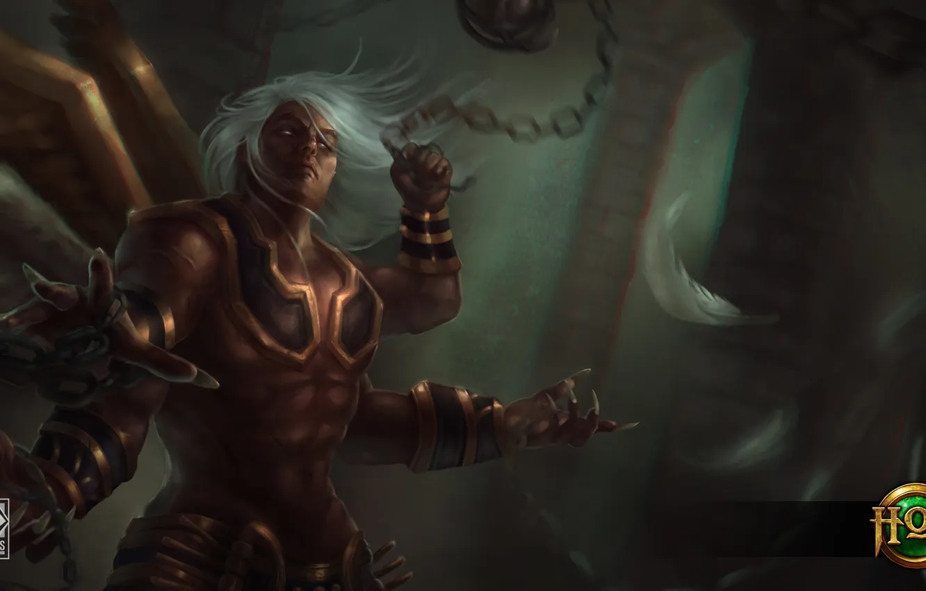 Photo wallpaper chain, prison, Heroes of Newerth, prisoner, Temperance