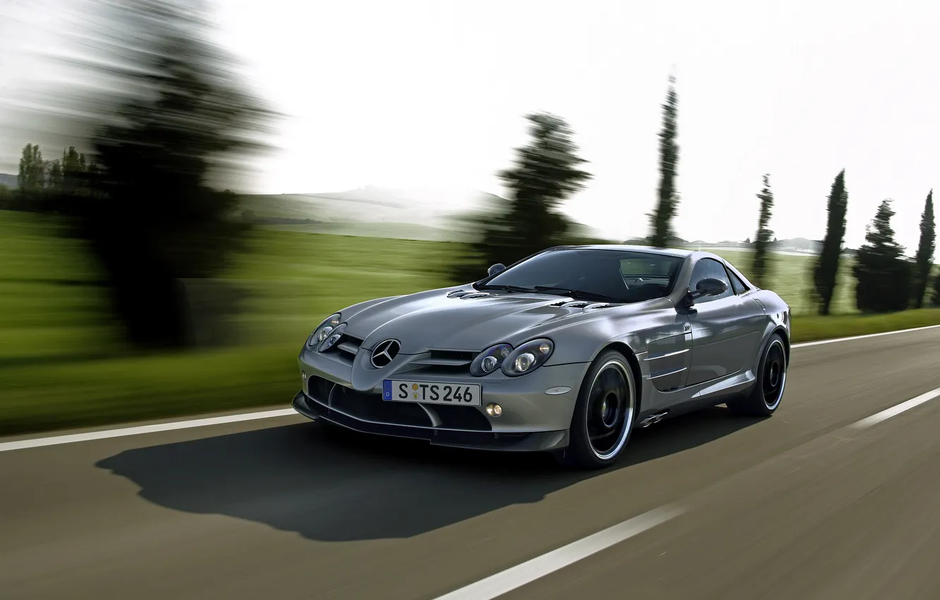 Photo wallpaper McLaren, SLR, Mercedes, Benz