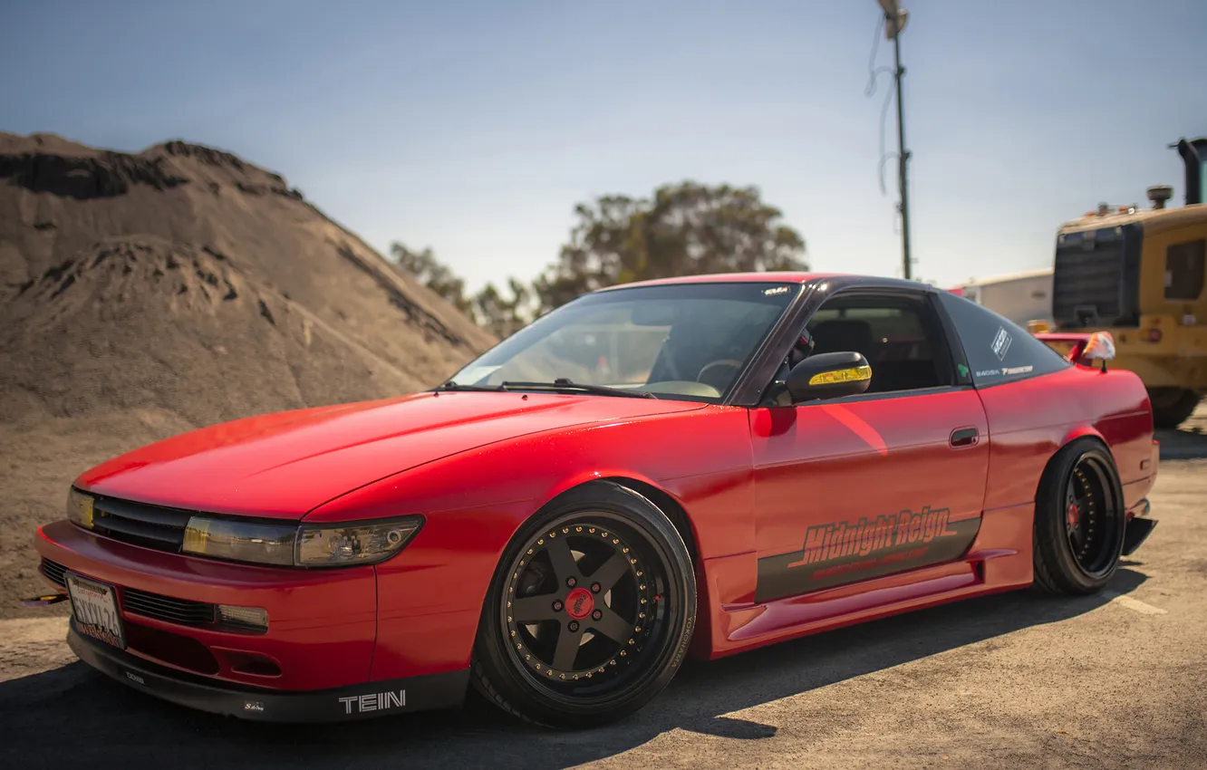 Photo wallpaper Silvia, Nissan, Nissan, s13, Sylvia