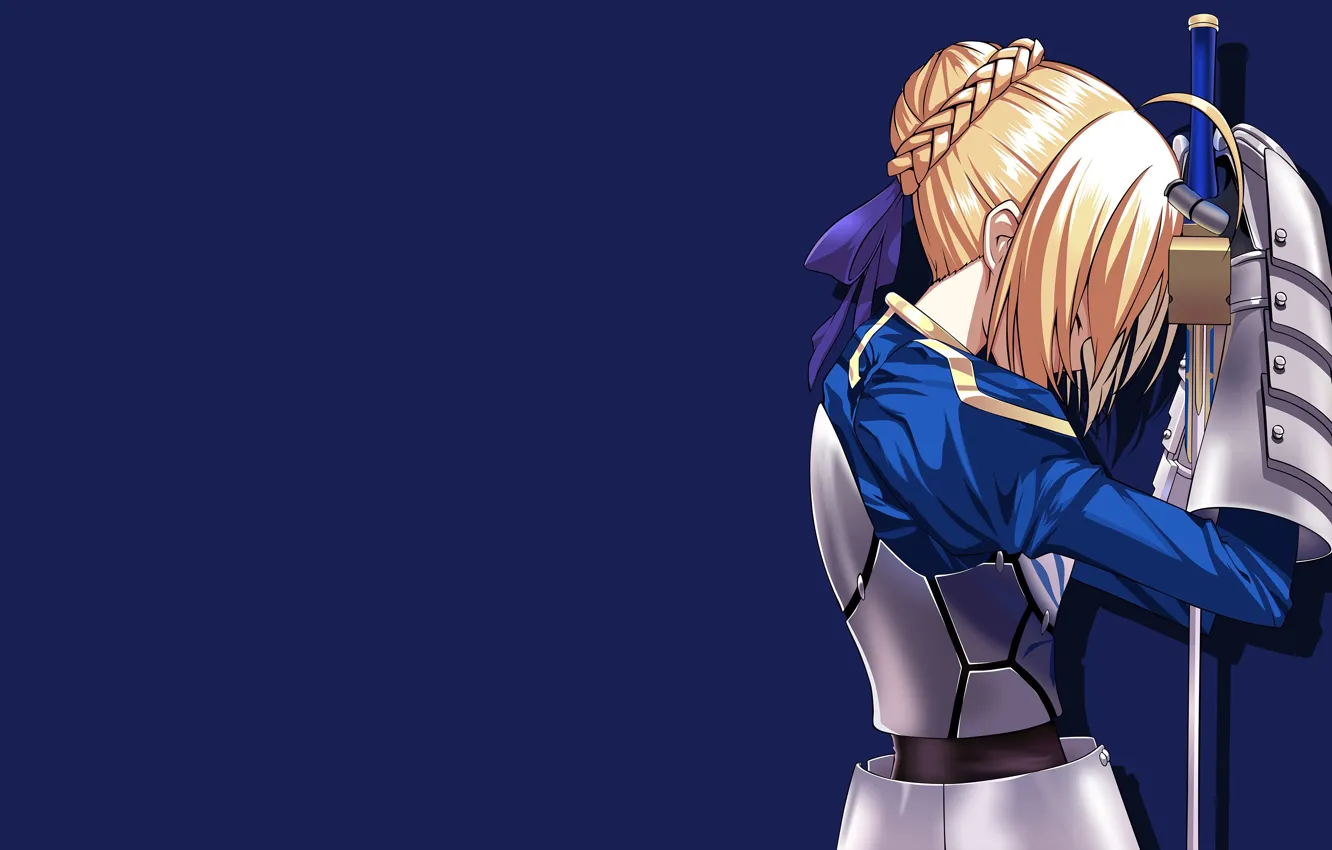 Photo wallpaper girl, knight, the saber, Fate / Stay Night
