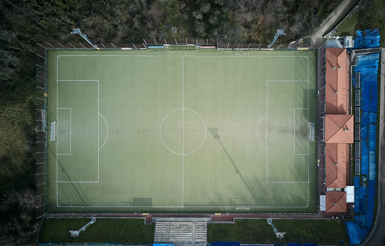 Photo wallpaper football, sport, stadium