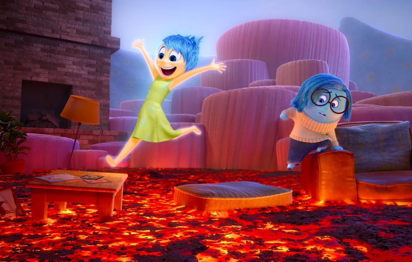 Photo wallpaper animated film, animated movie, Inside Out