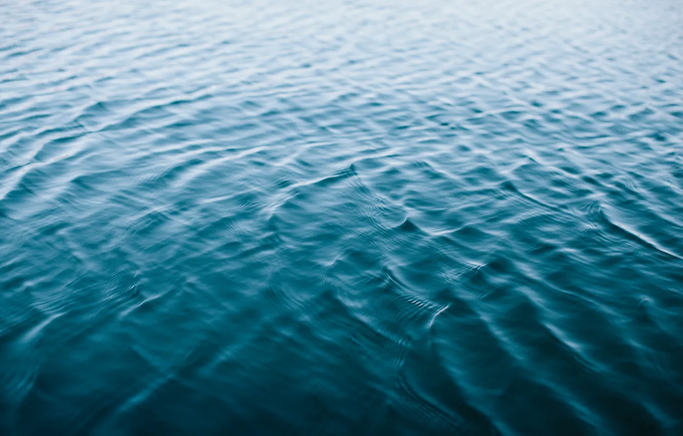 Photo wallpaper sea, water, ruffle