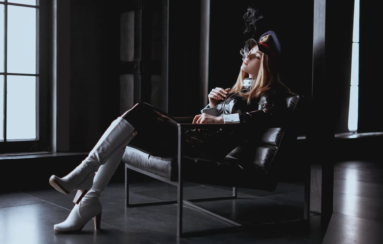 Photo wallpaper model, women, cosplay, boots, Shirogane Sama