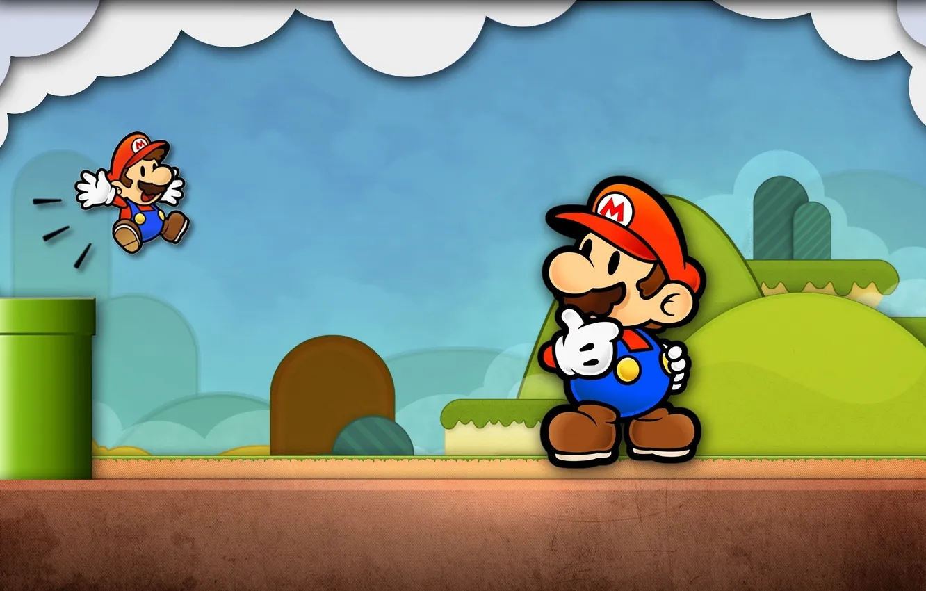 Photo wallpaper the game, hero, Mario, game, Mario, funny, funny, hero