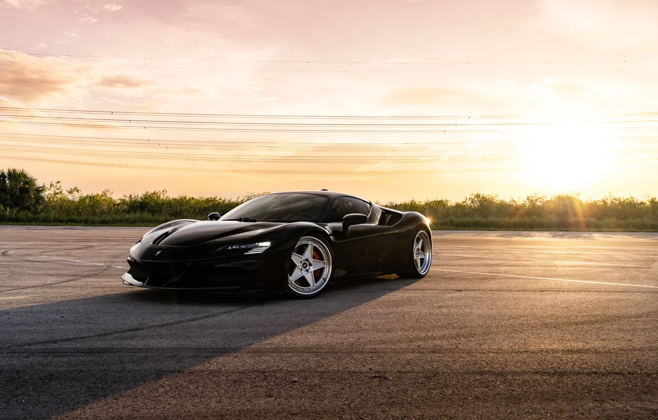 Photo wallpaper car, Ferrari, Supercar