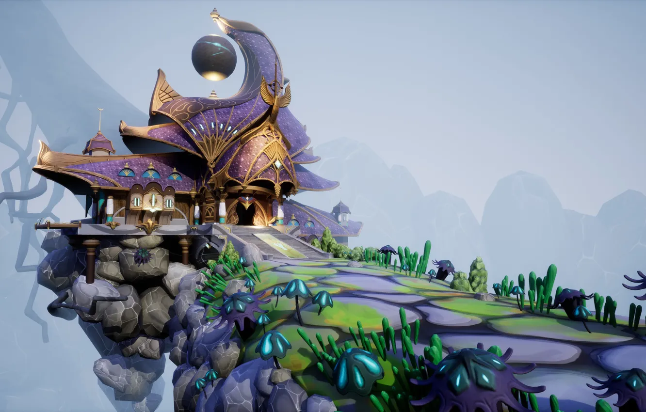 Photo wallpaper balls, home, construction, architecture, Elven Inn