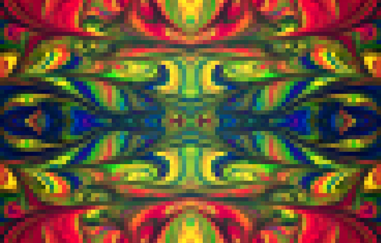 Photo wallpaper color, pixels, saver