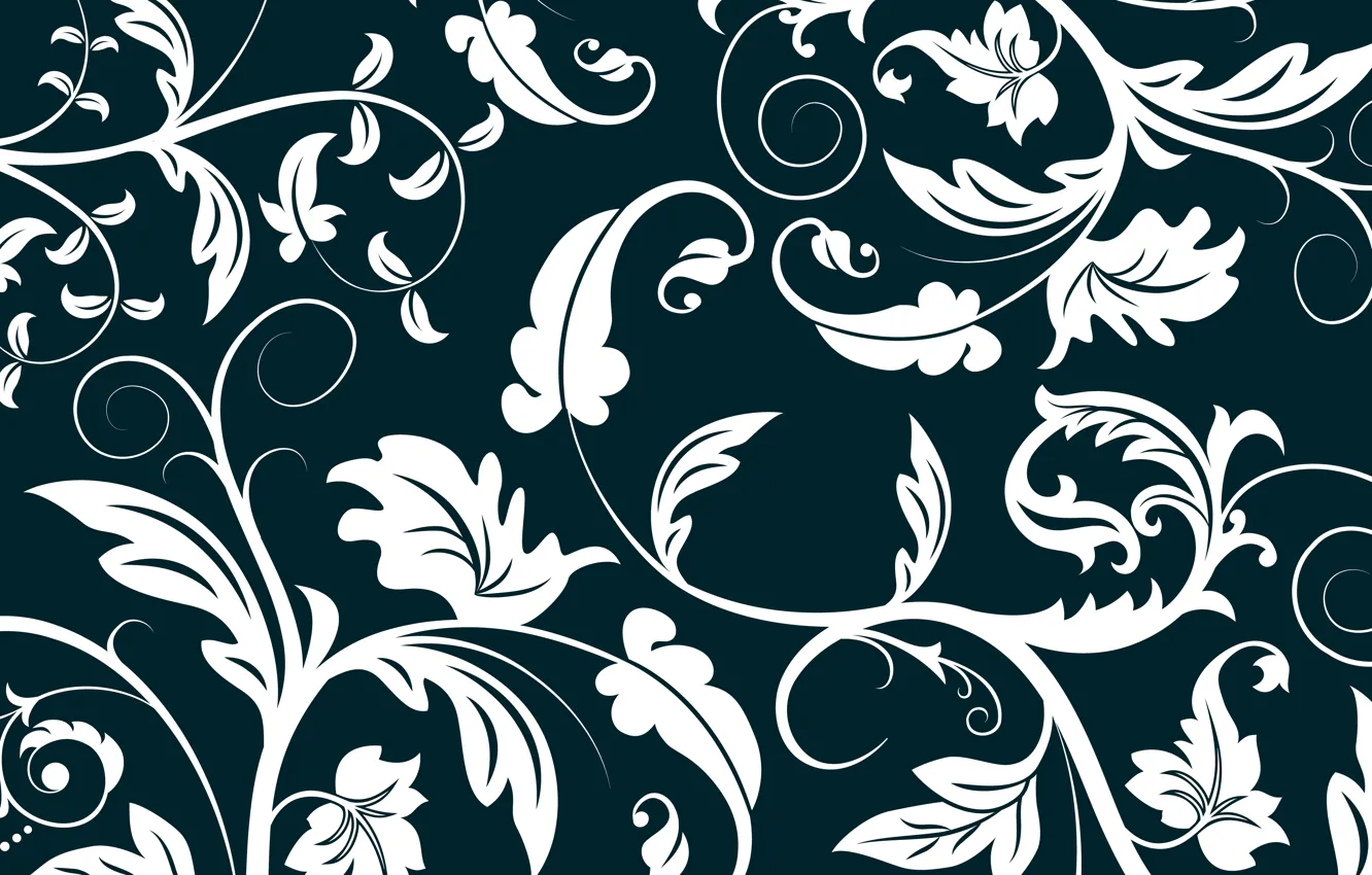 Photo wallpaper white, blue, background, pattern