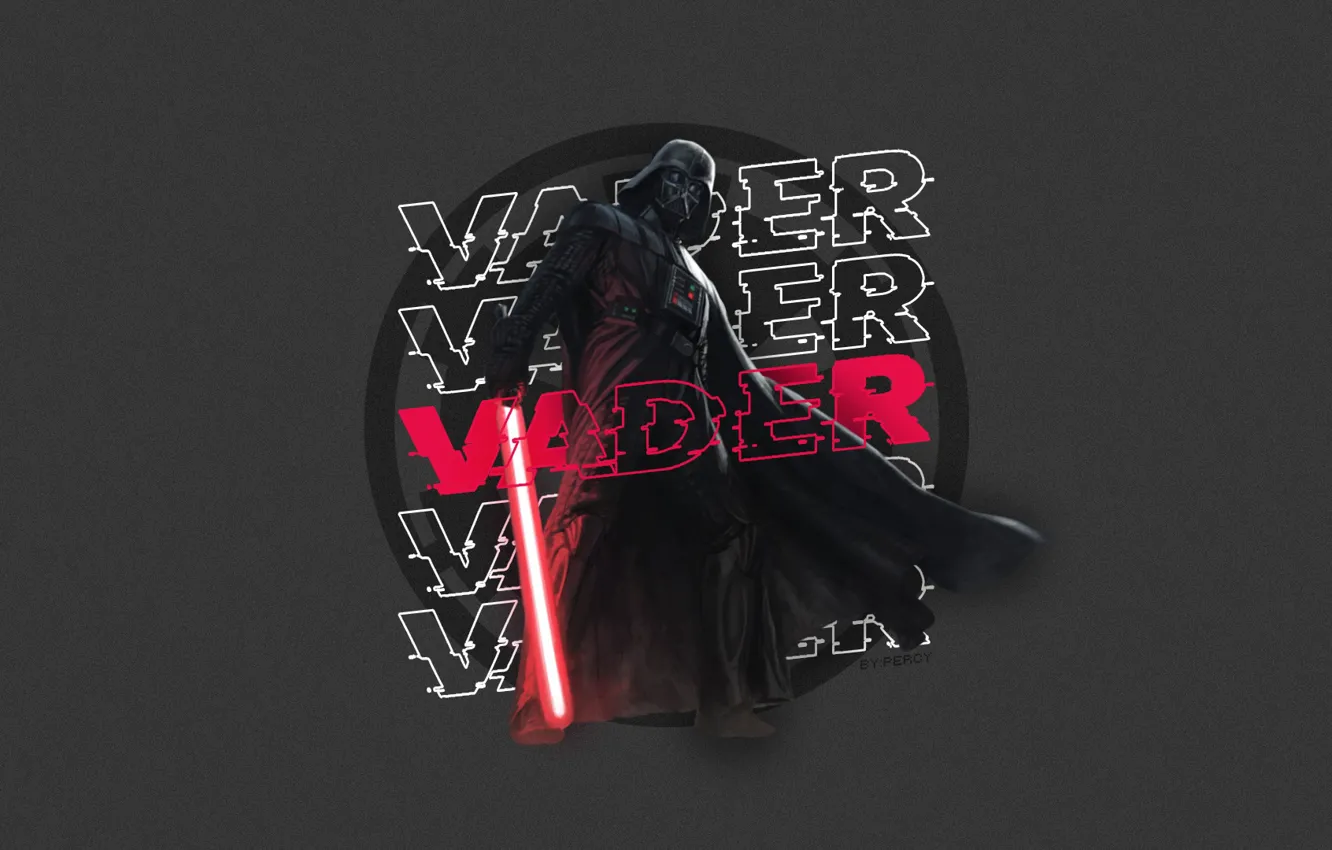 Photo wallpaper Star Wars, Darth Vader, fantasy, science fiction, sci-fi, movie, digital art, film