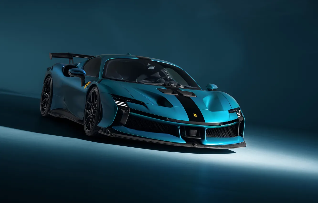 Photo wallpaper Ferrari, Road, Novitec, SF90XX