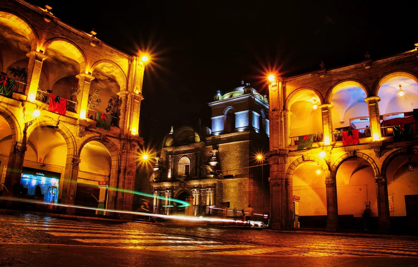 Photo wallpaper night, night, Peru, Peru, noche, Cusco, Cusco