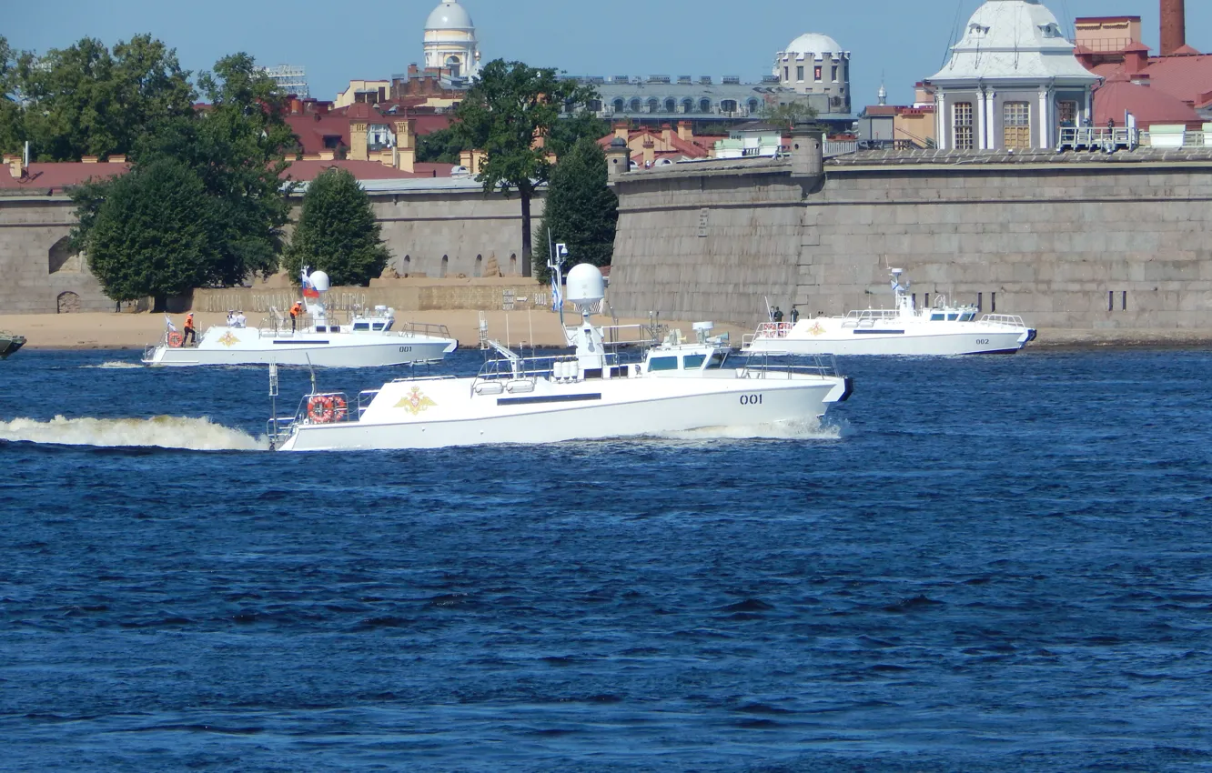 Photo wallpaper boat, Raptor, special