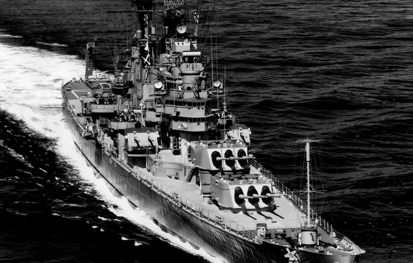 Photo wallpaper US NAVY, heavy cruiser, SA-73, USS Saint Paul