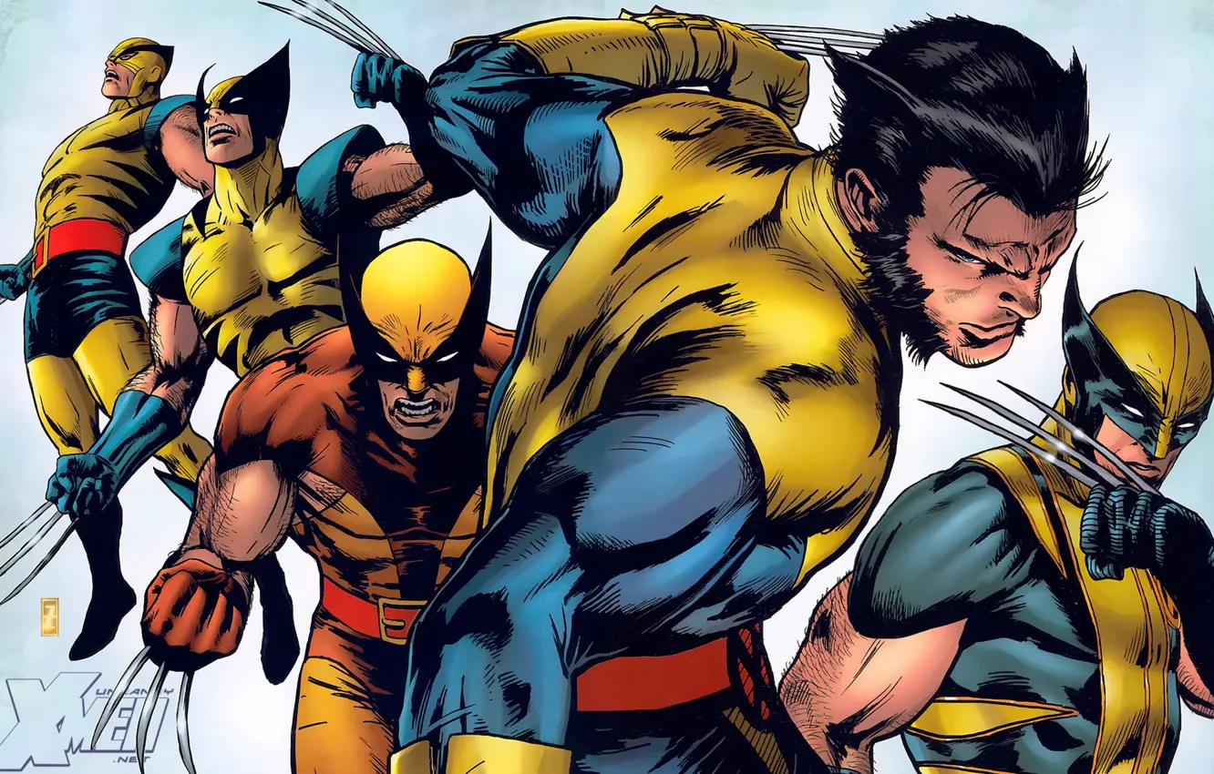 Photo wallpaper mask, costume, claws, Wolverine, Logan, Wolverine, X-Men, Logan