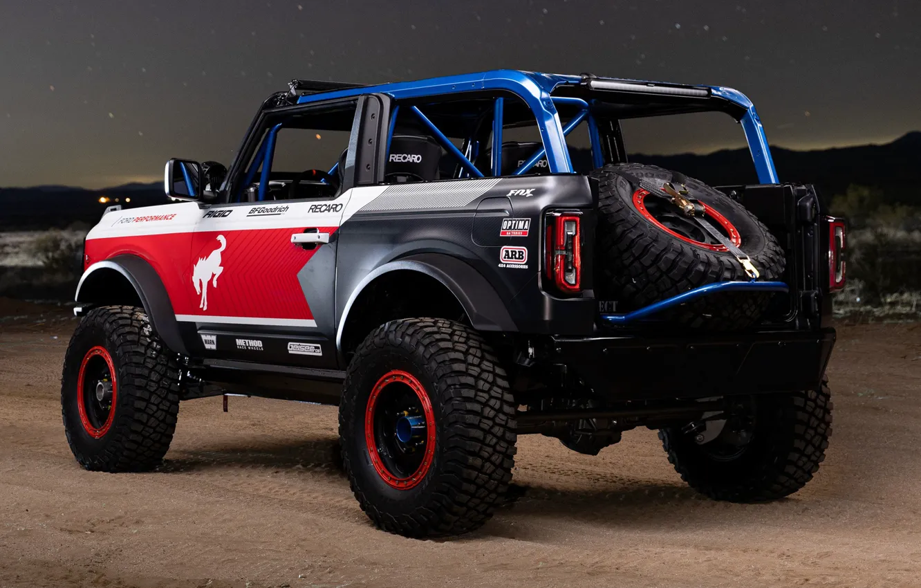 Photo wallpaper SUV, Race Truck, 2021, Ford Bronco 4600