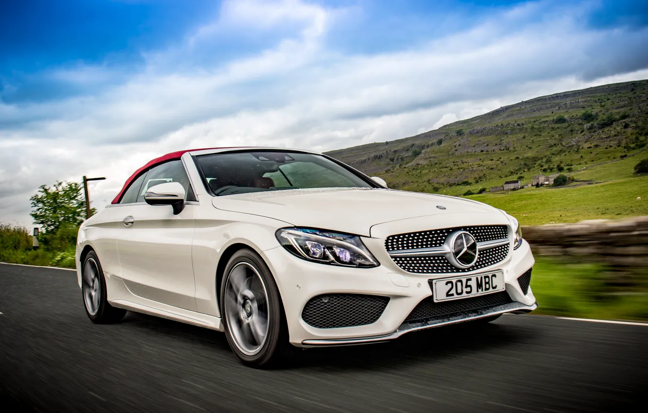 Photo wallpaper Mercedes-Benz, convertible, Mercedes, AMG, AMG, Cabriolet, C-Class, A205