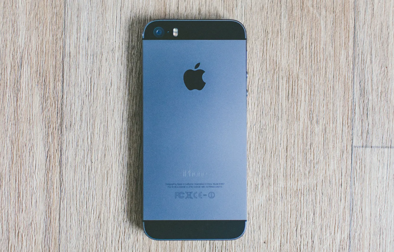 Photo wallpaper trees, table, iPhone, camera, lens