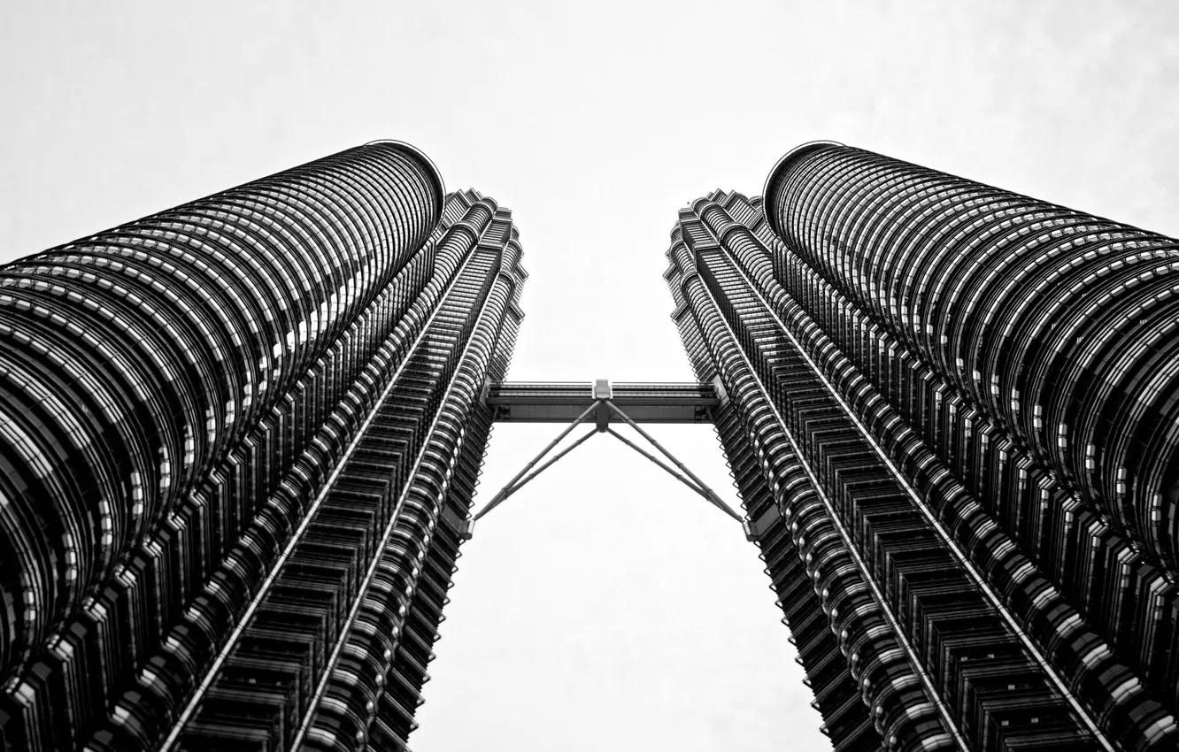 Photo wallpaper the city, skyscrapers, Kuala Lumpur