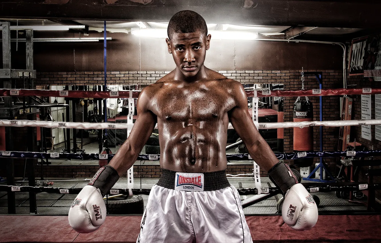 Photo wallpaper power, sport, Boxing, boxer