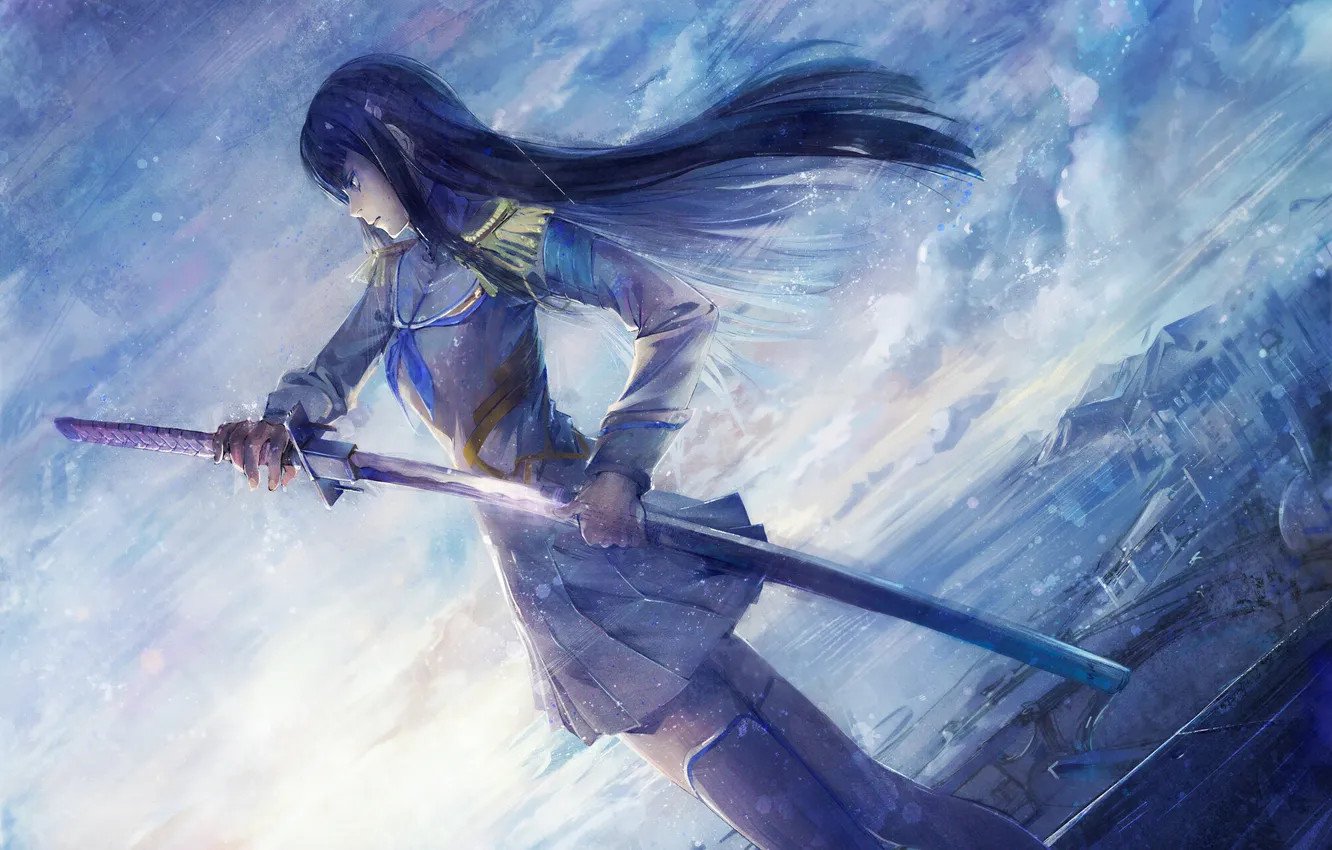 Photo wallpaper art, Single, kiryuu's satsuki, Kill La Kill, Shouin