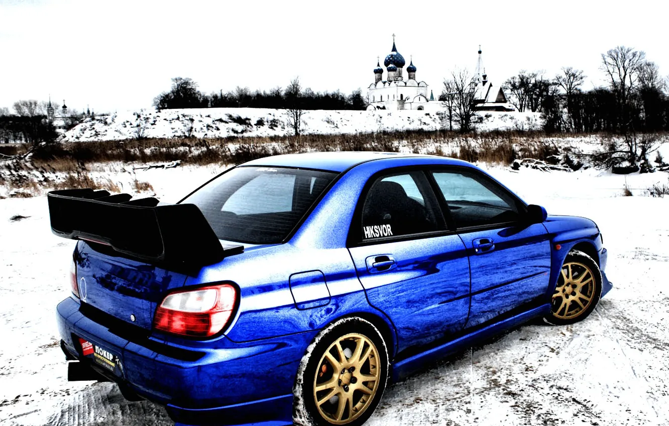 Photo wallpaper Subaru, Impreza, WRX, "Scooby", STI