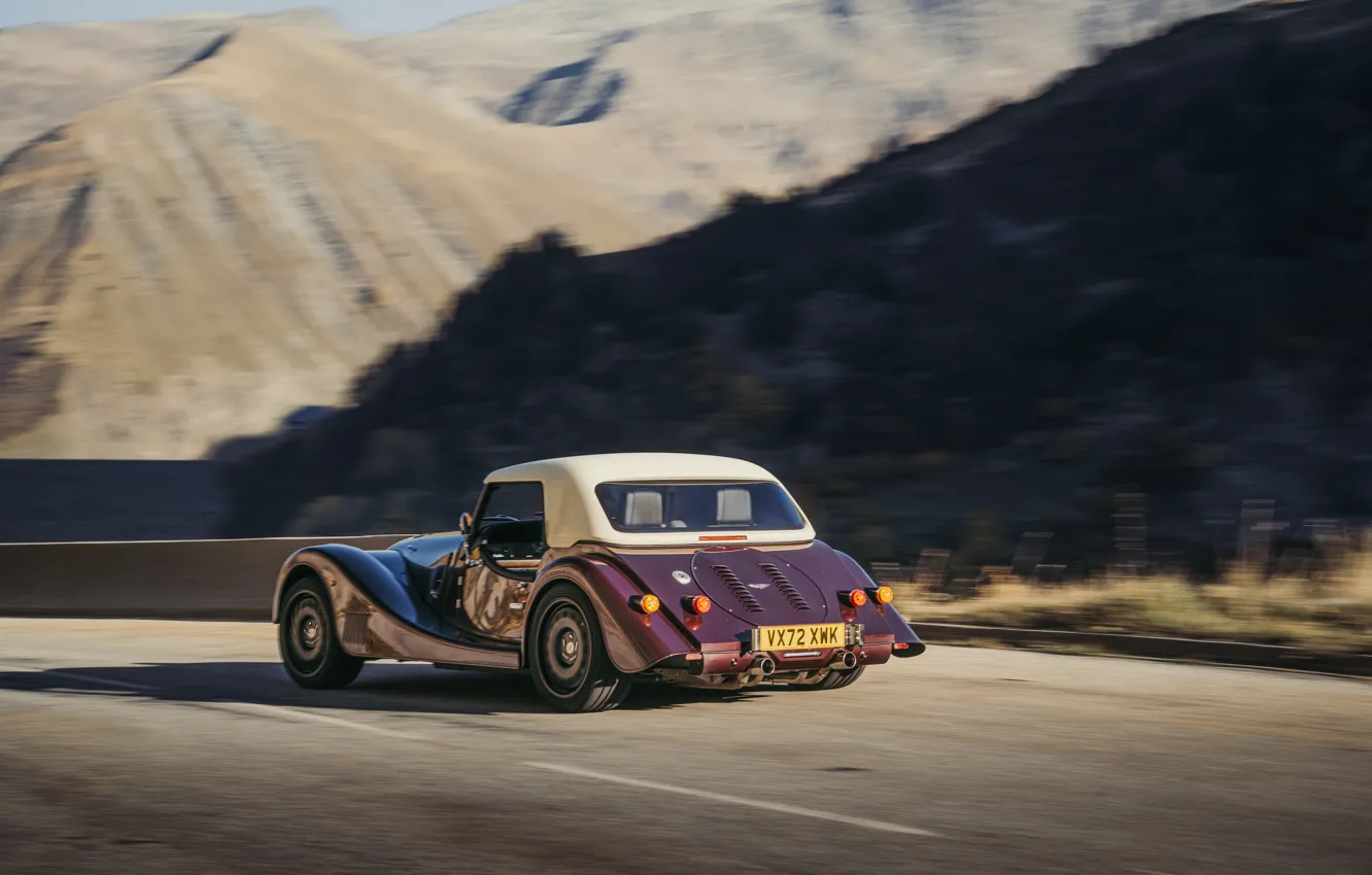 Photo wallpaper Morgan, rear view, Morgan Plus Six, Plus Six