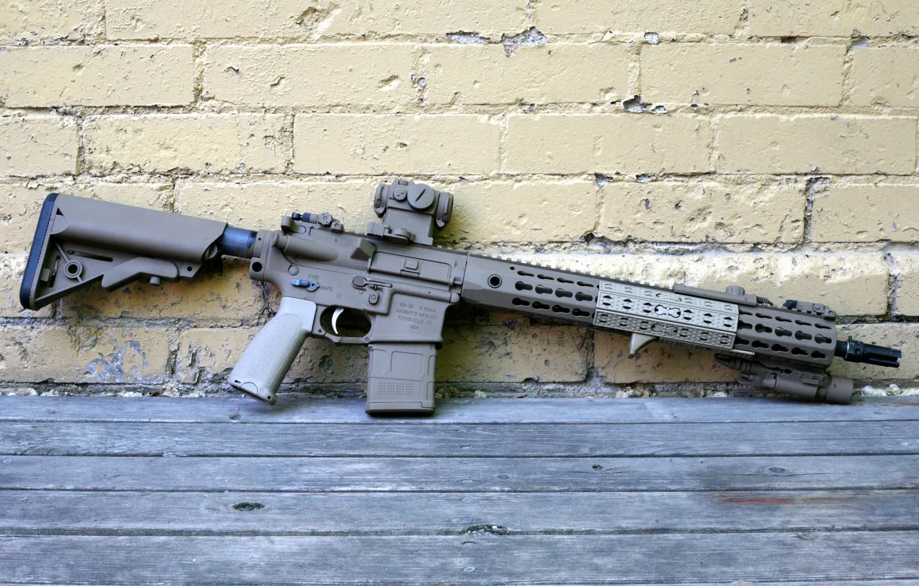 Photo wallpaper weapons, background, carabiner, assault rifle