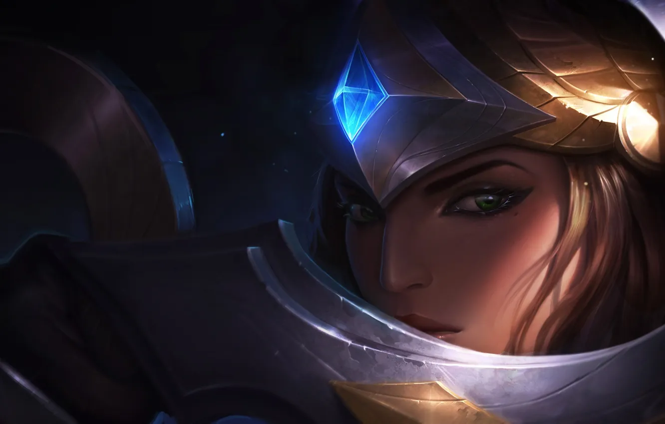 Photo wallpaper LoL, Sivir, Victorious