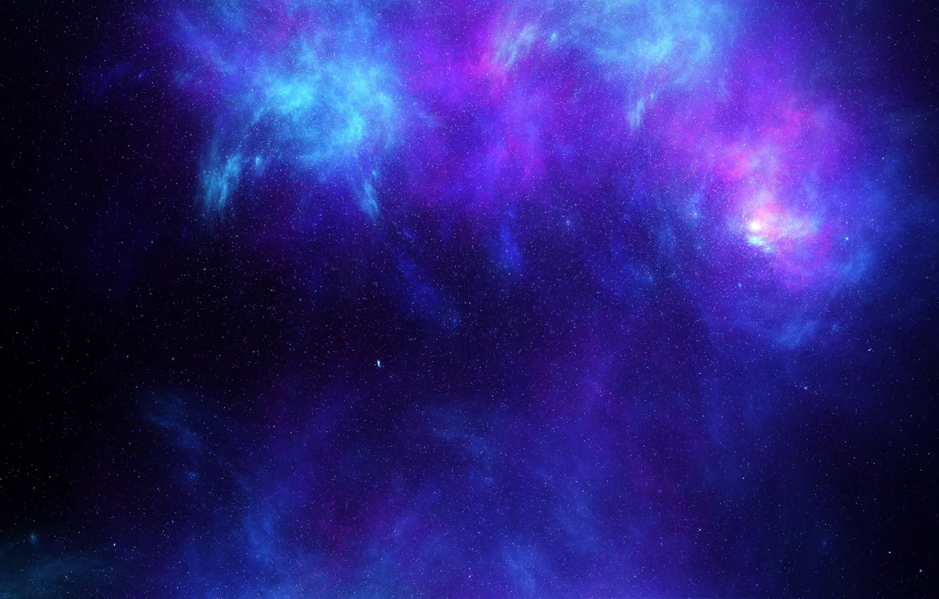 Photo wallpaper nebula, fractal, cocoms, by KPEKEP
