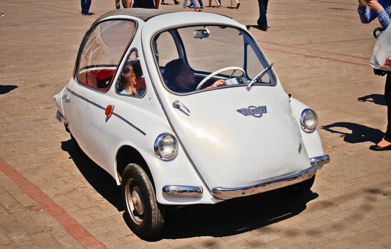 Photo wallpaper England, Minsk, Trojan, microcar