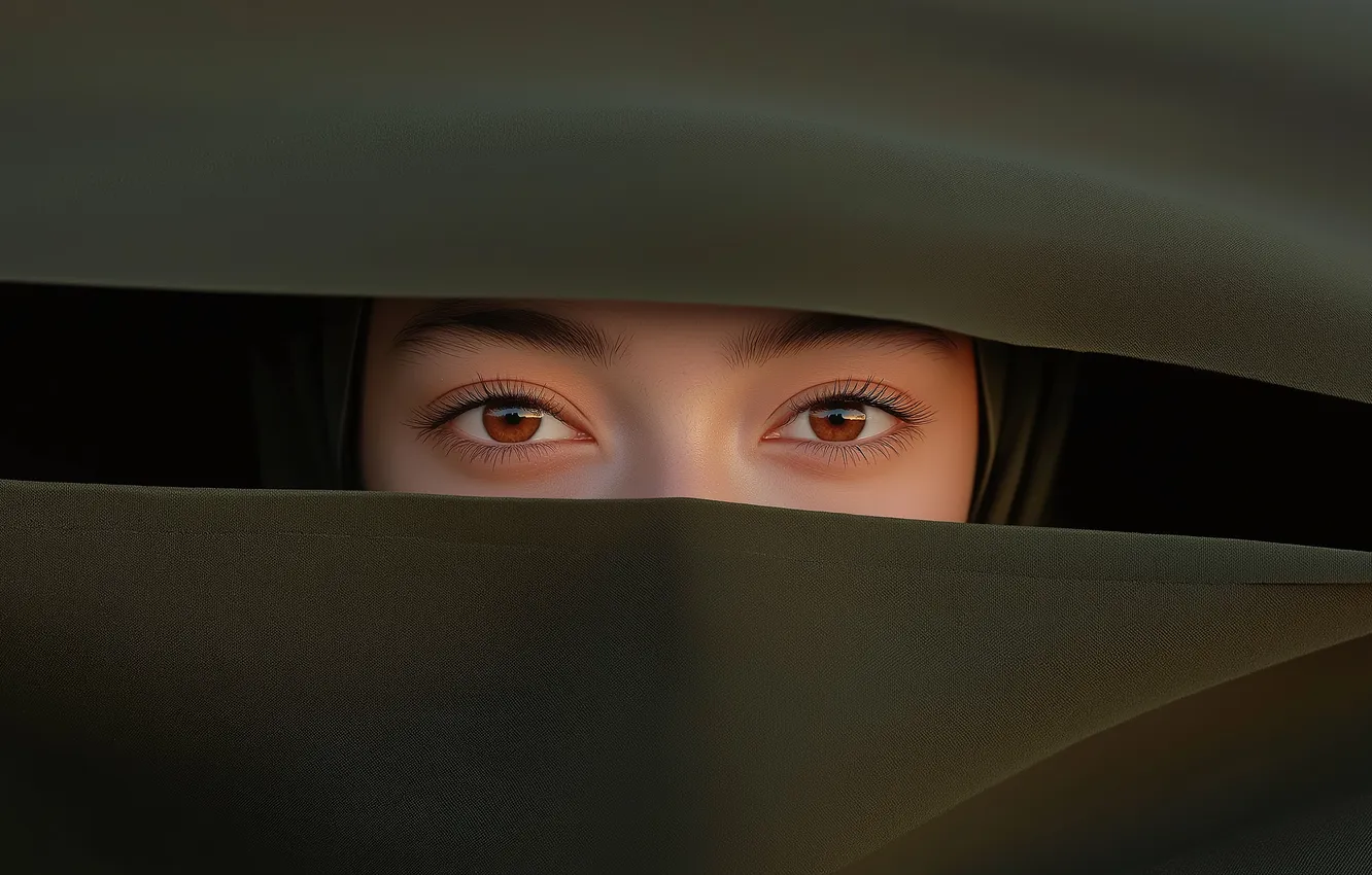 Photo wallpaper eyes, girl, brown eyes, eyes, women, face, brown eyes, looking at viewer