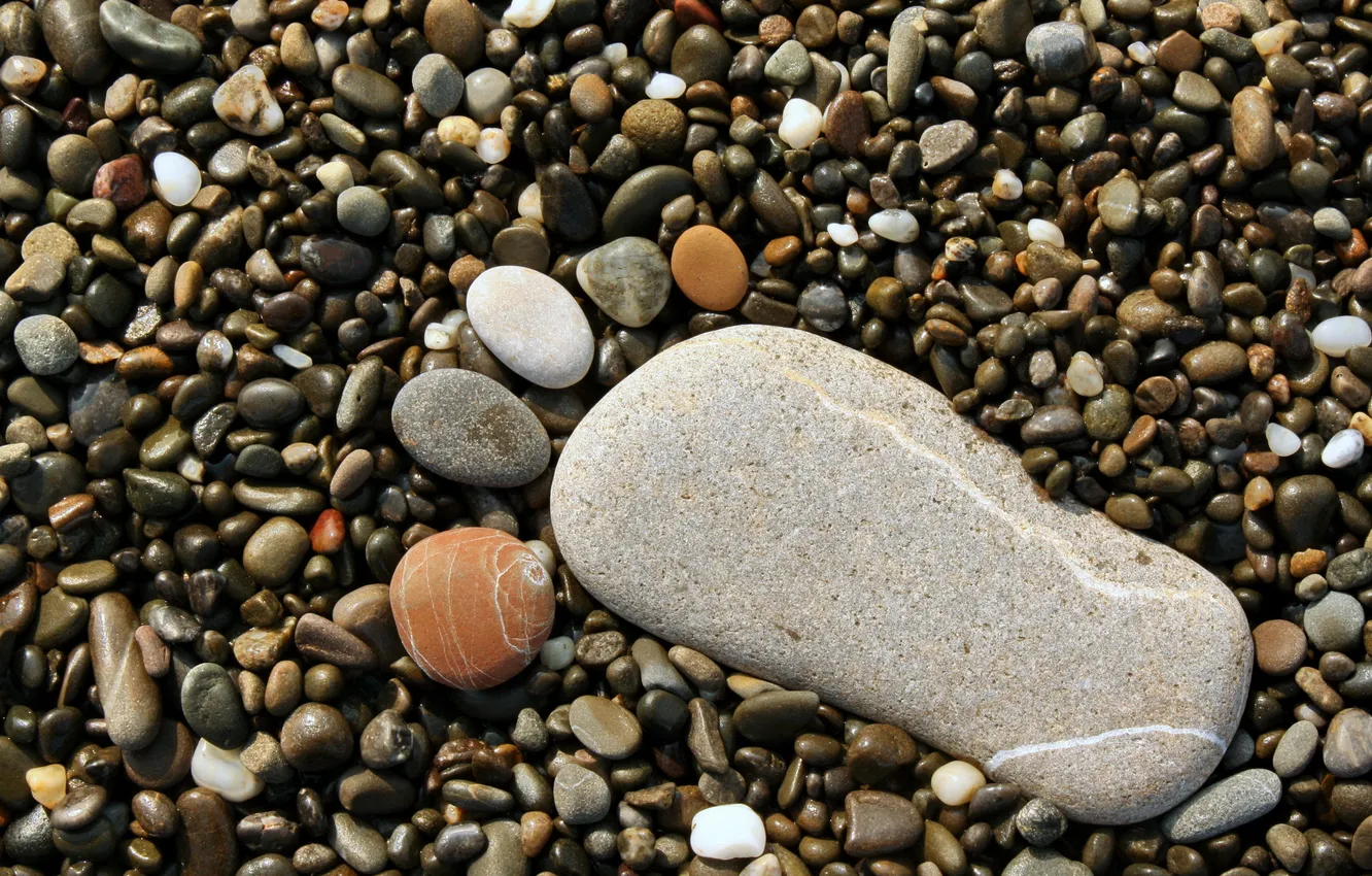 Photo wallpaper stones, background, feet