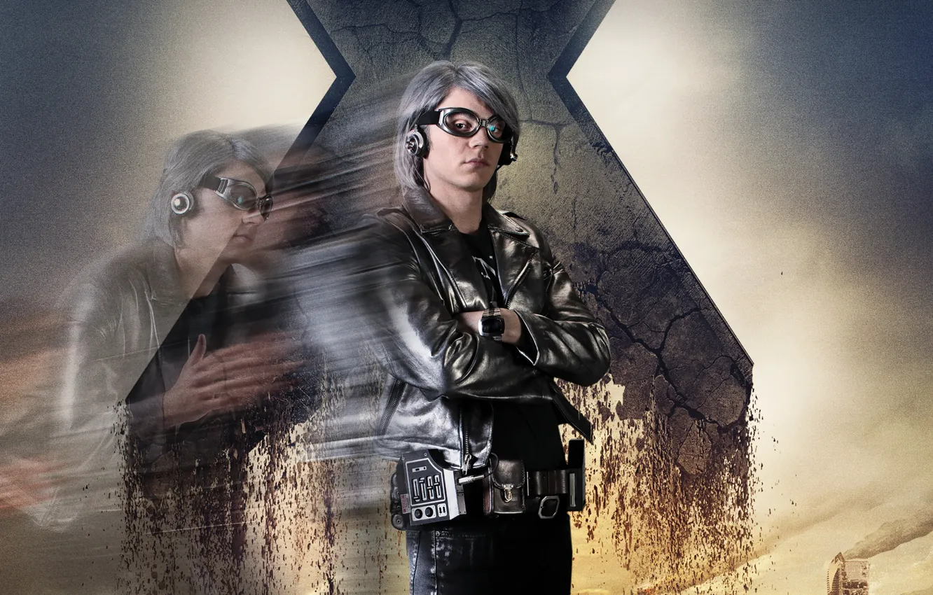 Photo wallpaper X-Men:Days of Future Past, X-men:Days of future past, Evan Peters, Quicksilver, Mercury