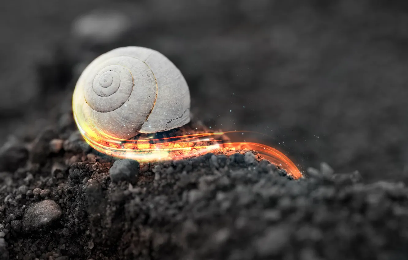 Photo wallpaper movement, earth, sink, by Robin de Blanche, Soul Rest