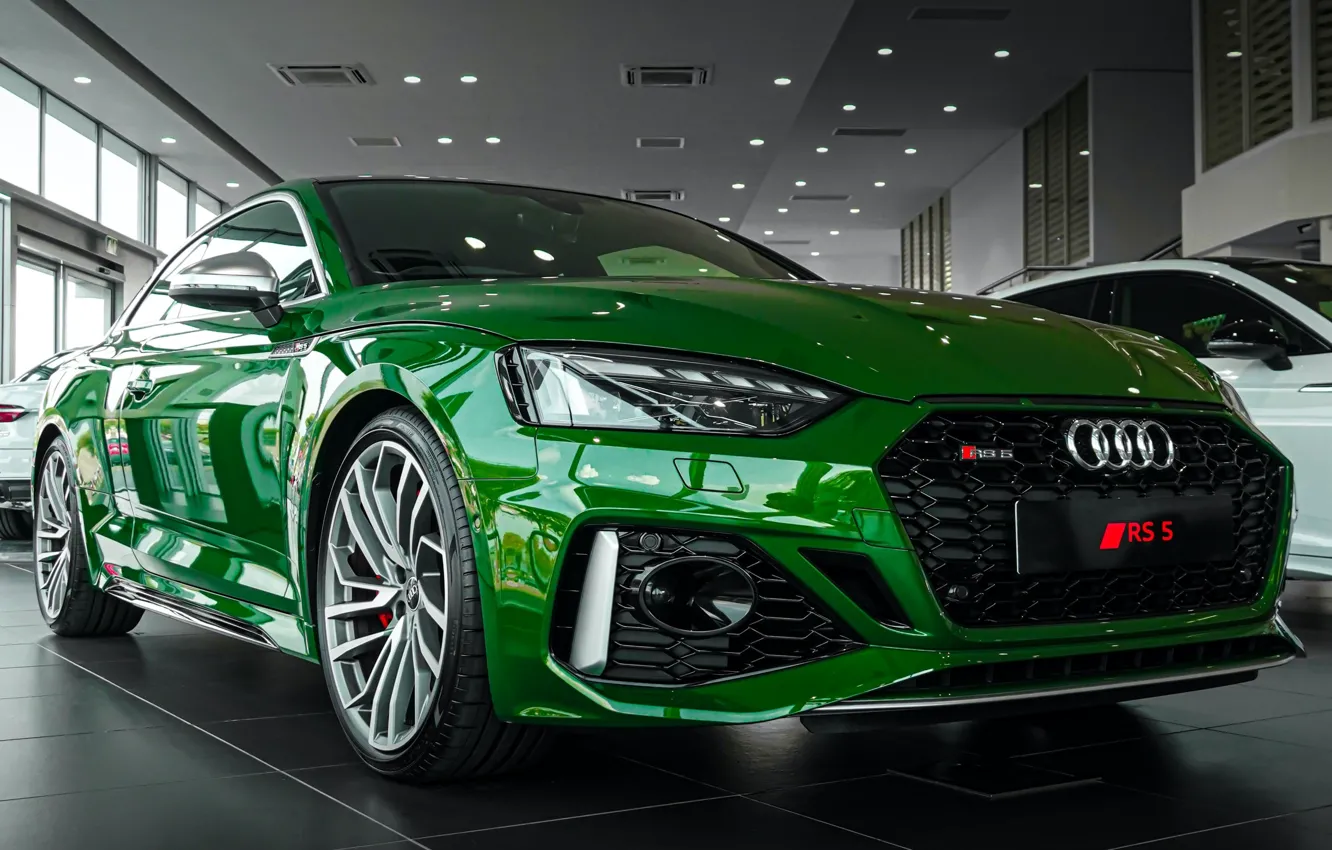 Photo wallpaper Audi, Audi, green