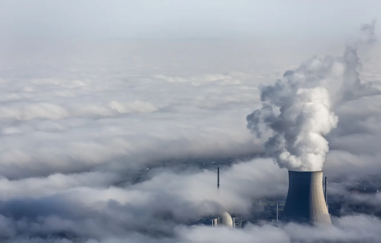 Photo wallpaper power, station, nuclear