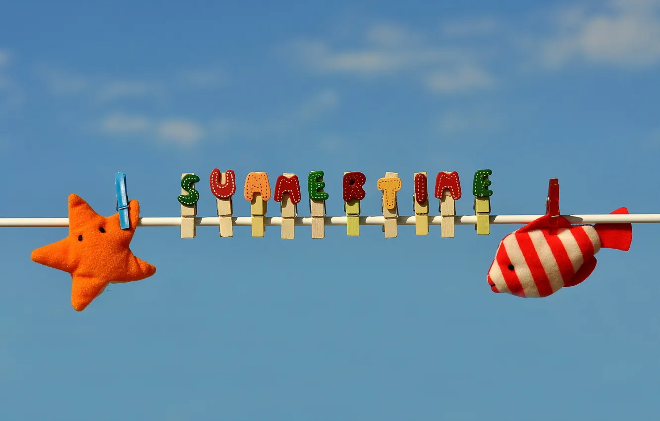 Photo wallpaper the sky, background, Summertime