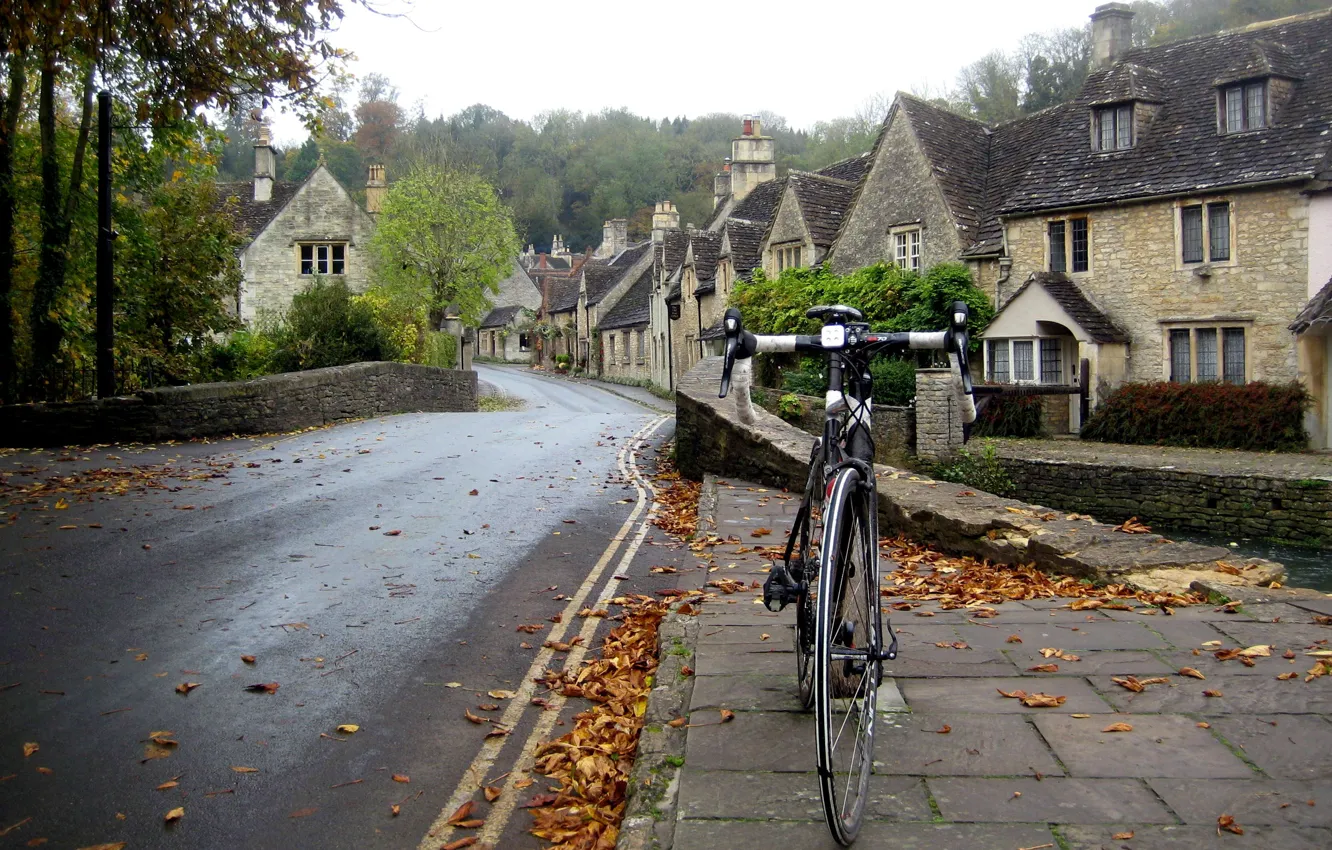 Photo wallpaper the city, street, England, Bloomsburg, road bike