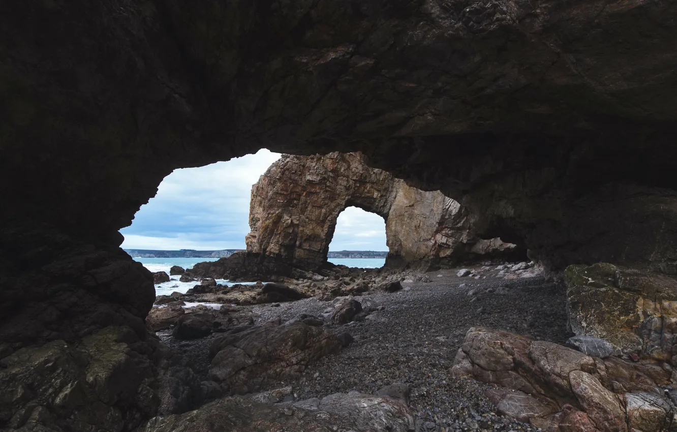 Photo wallpaper Brittany, Arrondissement of Châteaulin, Kerguillé