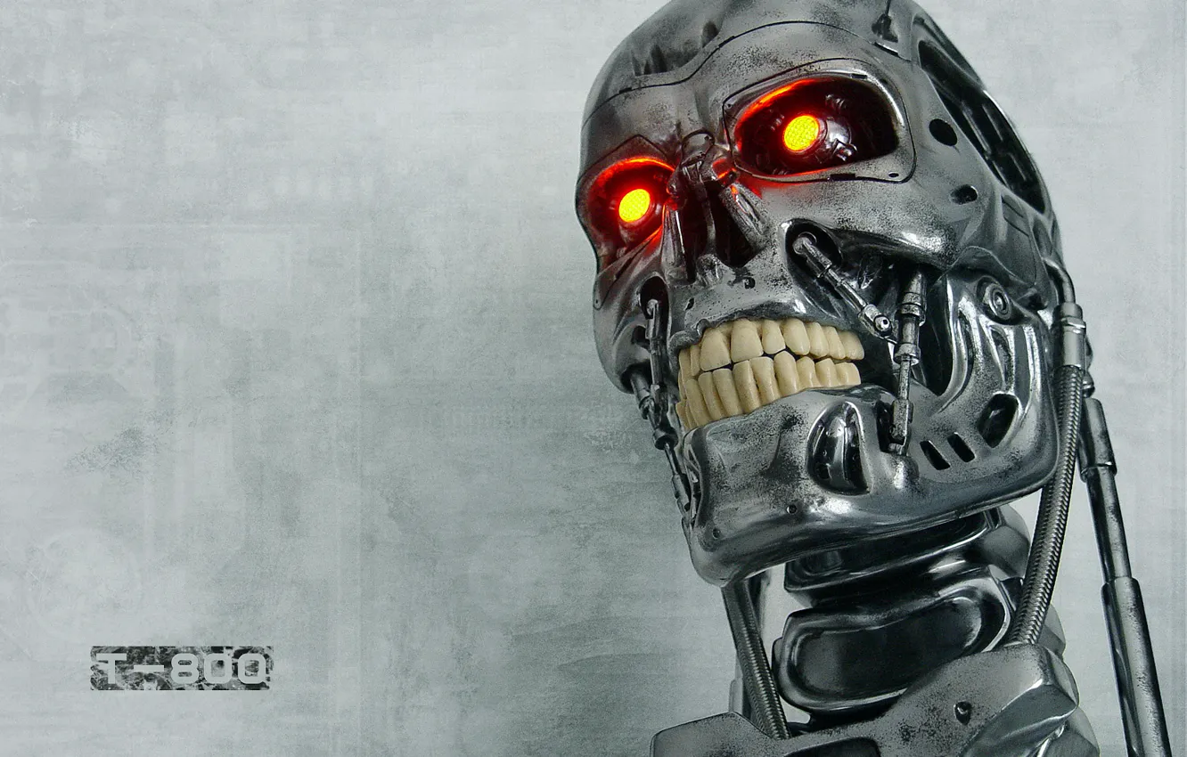 Photo wallpaper robot, terminator, t800
