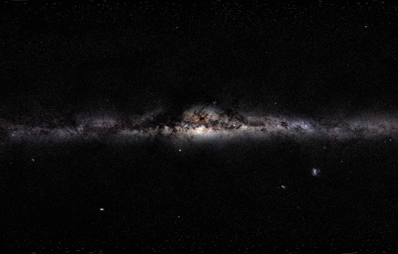 Photo wallpaper Panorama, The Milky Way, Gigazoom Project
