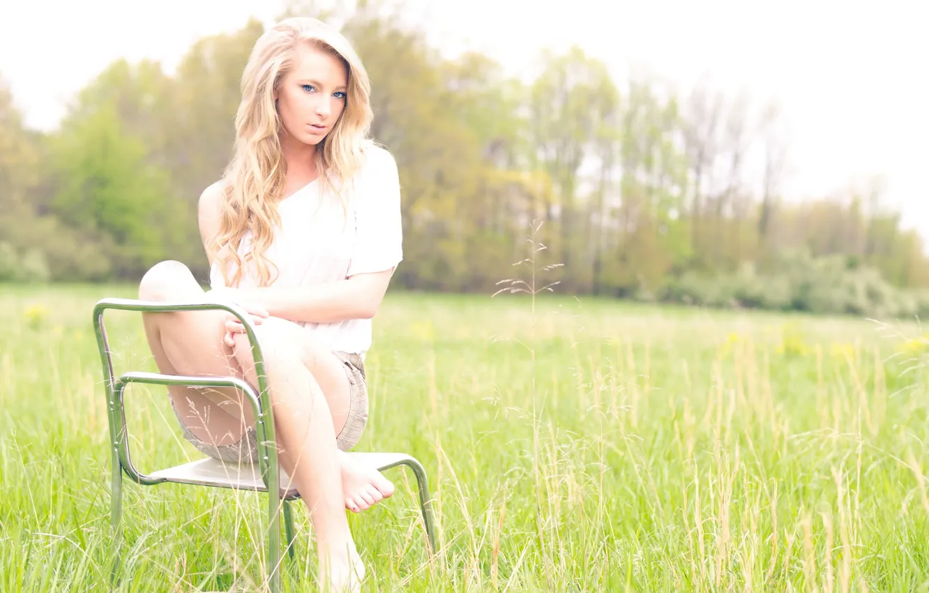 Photo wallpaper summer, look, portrait, girl