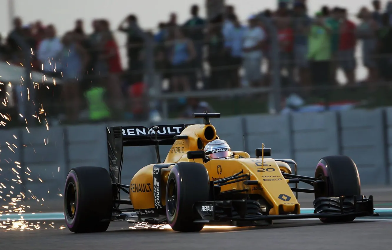 Photo wallpaper Renault, Sport, Magnussen, F1, 20, ISky