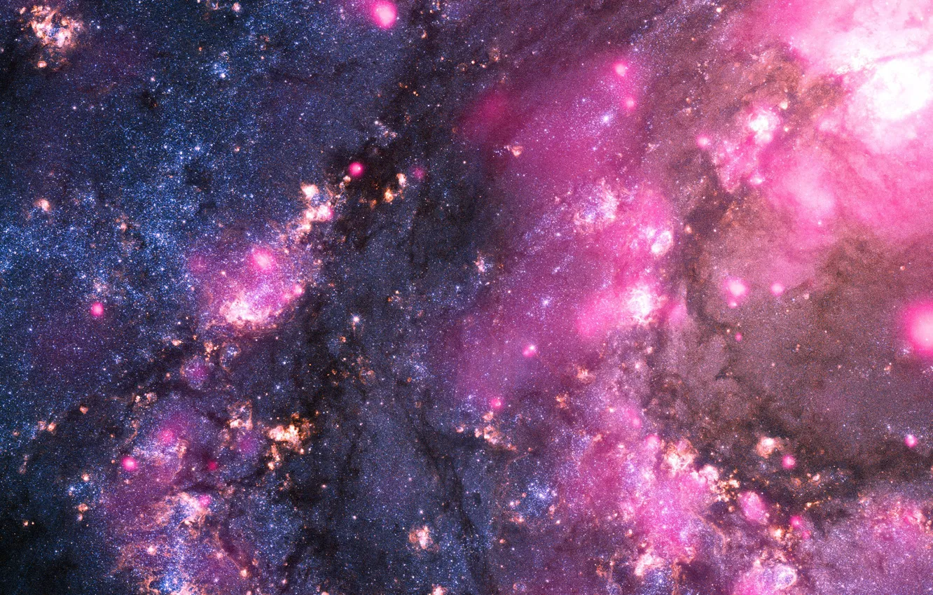 Photo wallpaper nebula, stars, cosmos, galaxy